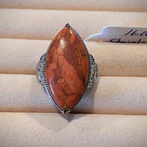 Mojave Orange Turquoise Ring
